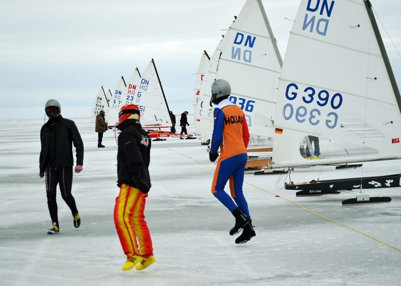 Dn Iceboat World Championship Jump